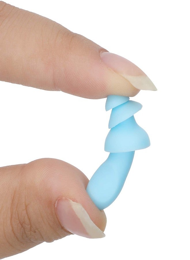 Bememo 20 Pairs Corded Ear Plugs Reusable Silicone Earplugs with String Shooting Range Swimming Noise Cancelling Reduction Hearing Protection for Sleep Work Construction - Image 4